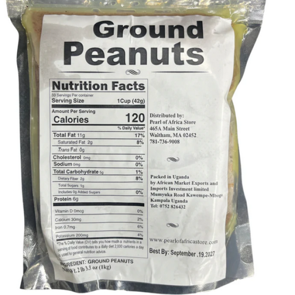 Smoked ground nuts(Binyebwa-kipoli) 500g